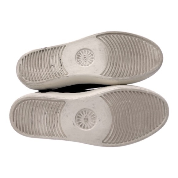 UGG Aika Mid-Height Flat Boots Black Genuine Suede Booties Fur Lining Size 6.5 - Picture 11 of 11